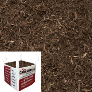 Mulch in Brown Color  per Bulk Bag/Cubical Yard