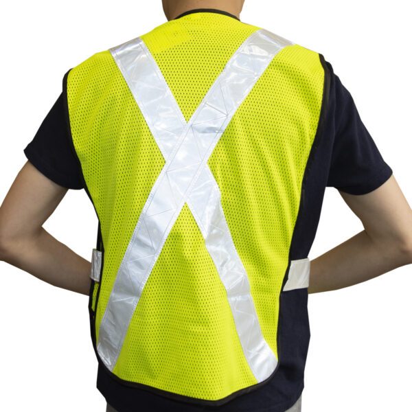Toolway-Safety Vest 5-point Tear-Away Hi-Vis Yellow (OSFA) - Image 5