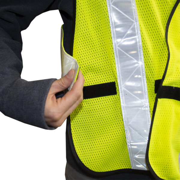 Toolway-Safety Vest 5-point Tear-Away Hi-Vis Yellow (OSFA) - Image 6