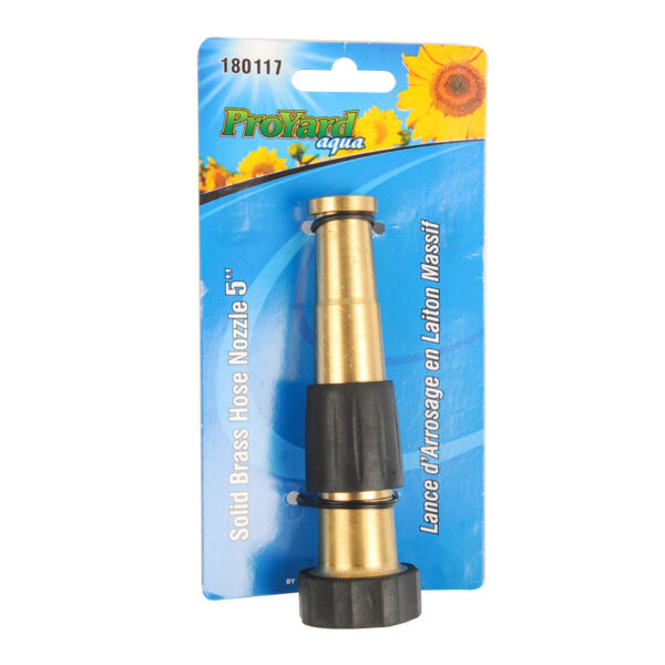 ProYard-Solid Brass Twist End Sprayer Nozzle Rubber Grip 5"-180117 - Image 4