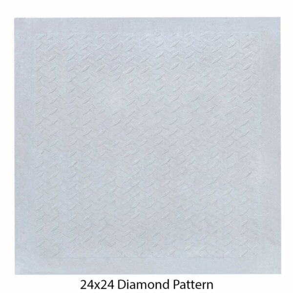 Diamond Pattern Concrete Slab